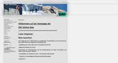 Desktop Screenshot of dav-sektion-baar.de