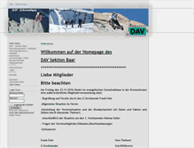 Tablet Screenshot of dav-sektion-baar.de